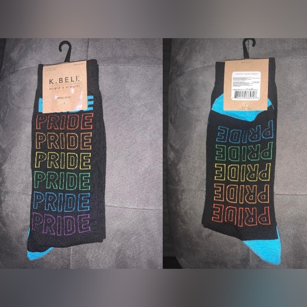 Men Crew Sock Kbell 10-13 Pride